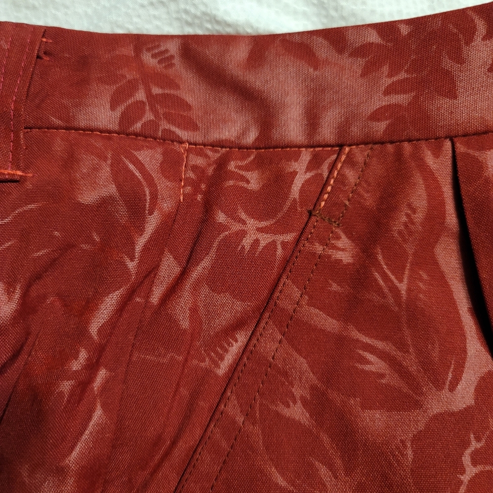 MUST SEE PHOTOS VINTAGE Custom tailored Brocade Pattern A line pants suit - Picture 14 of 16